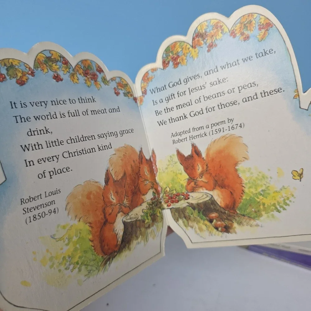 Christian Board Book Lot of 6 Bedtime Stories Mealtime Prayers Dear God Vintage‎